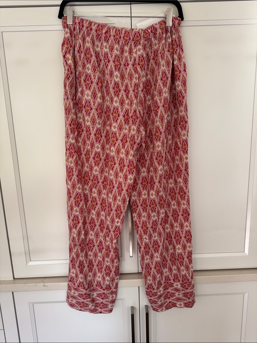 Faherty Pink Multi Wide-Leg Pants - Picture 4 of 5